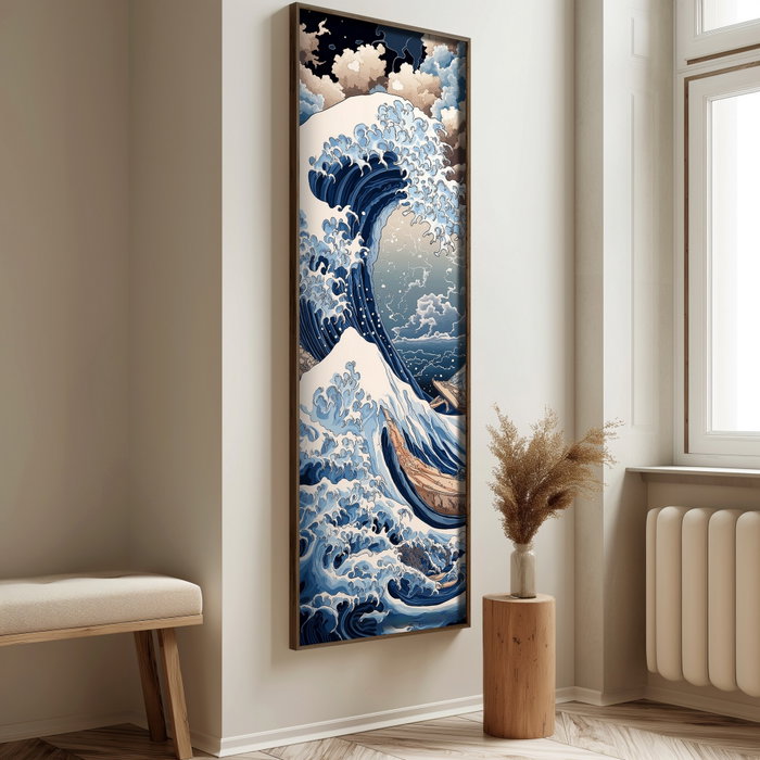 Wallity Pintura Decorativa EMR097 Multicolor en MDF con Marco